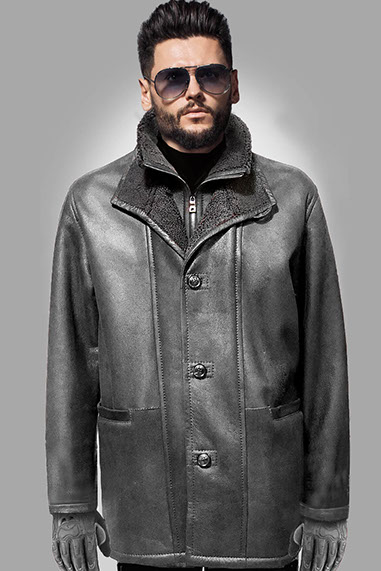 Men's leather car hot sale coats sale